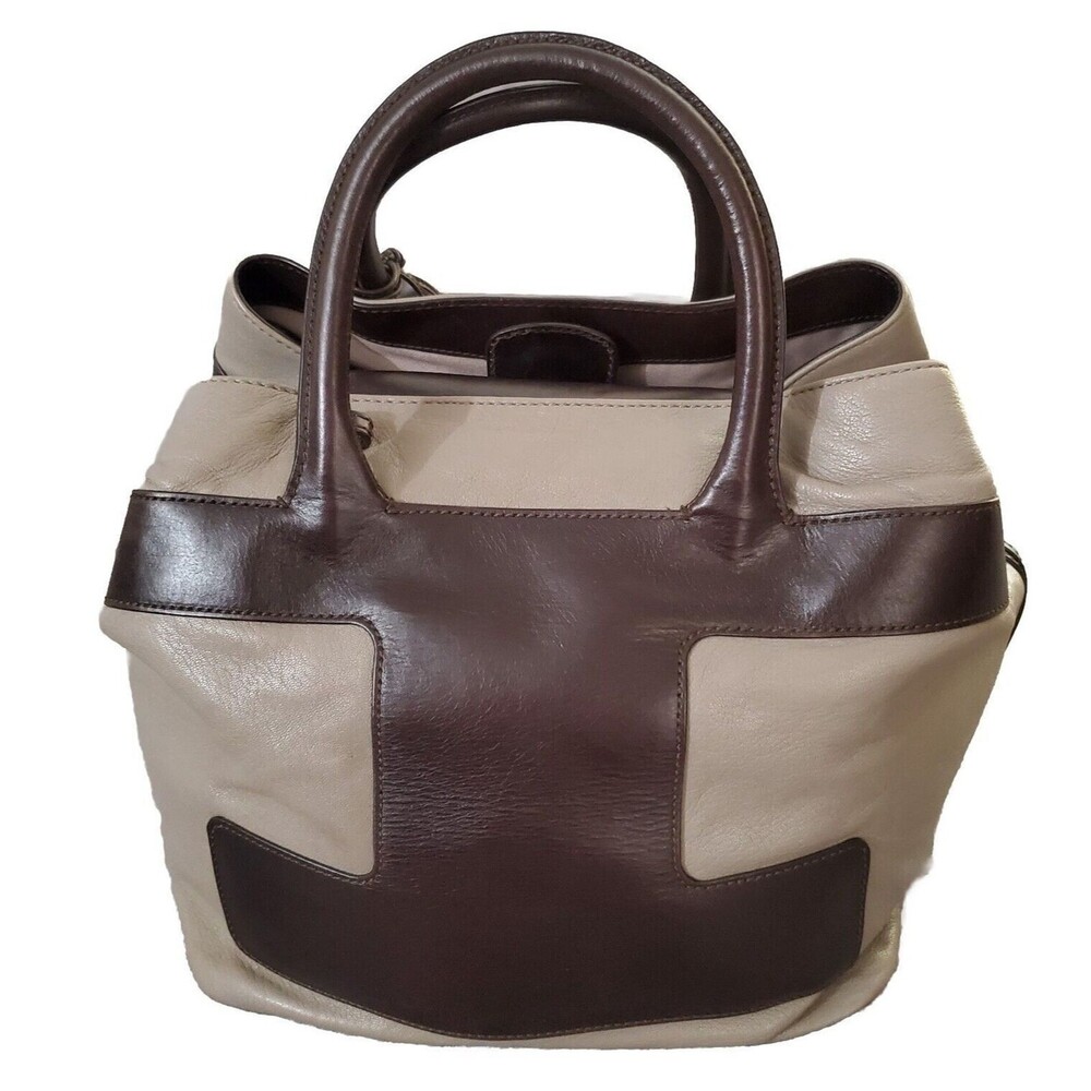 Bally Goat Skin Leather Handbag PINA-MD Tote Satchel Shoulder Swiss Made Vintage - Picture 2 of 16